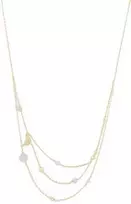 Armani Delicate auksinis-plated pakabukas with aventurine EGS3225710