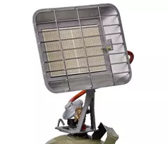 Einhell GS 4400 dujų šildytuvas, 2900 4400W, reguliatorius ir žarna įtraukti, lauko