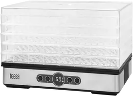 Grybų, daržovių, vaisių džiovyklė, 400 W, 5 sietai, ekranas, konvekcija, TEESA
