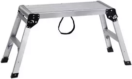 Sulankstoma darbo platforma, Aliuminis, 150 kg, Nešiojama