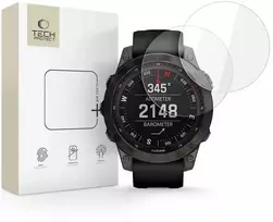 Tech-Protect Glass Fit+ 2-pack apsauginis stiklas skirtas Garmin Fenix 7X / 7X Pro – skaidrus