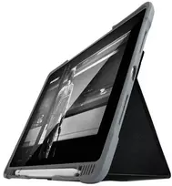 Stm Goods STM dux plus C (iPad 5/6-osios kartos) – juodas su Apple Pieštukas ir Logitech Crayon laikikliu – EDU/BULK