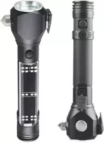 Multifunkcinis LED Žibintuvėlis Tiger Wolf HL-8236 su saulės moduliu