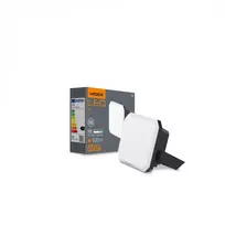LED prožektorius 10W 800Lm 5000K IP65, VIDEX VLE-F3-0105B – Kompaktiškas aliuminio korpusas