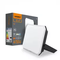 LED prožektorius 50W 4100Lm 5000K IP65, VIDEX VLE-F3-0505B – Kompaktiškas aliuminio korpusas