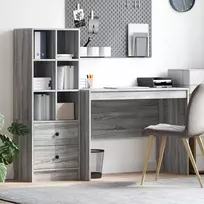 Stalas Pilkas Sonoma 145.5 x 50 x 127 cm 2 vnt.