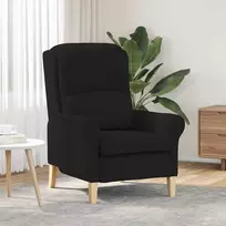 Fotelis krėslas Juoda 76 x 94 x 102 cm Mikropluoštas