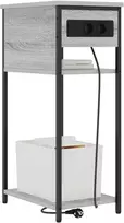Šalia lovos spintelė Pilkas Sonoma 41 x 28 x 76 cm