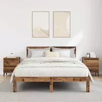 Šalia lovos spintelė 2 pcs Sena mediena 40 x 35 x 50 cm