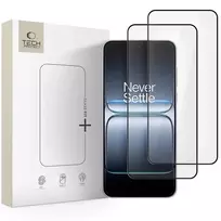 „Tech-Protect Glass Fit+“ 2 grūdintų stiklų pakuotė, skirta „OnePlus Nord 5“ - juodas