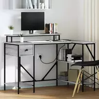 Stalas Pilkas Sonoma 120 x 79 x 86,5 cm Apdirbta mediena