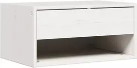 Naktinis staliukas Balta 50 x 32,5 x 24 cm Pušies masyvas
