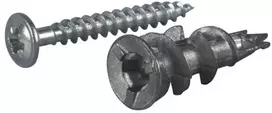 Essve Kaištis su varžtu Driva TP12, 4.5 mm x 35 mm, 4 vnt.