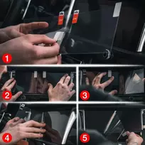 „Opel Frontera Virtual Cockpit“ (2025 m.) „GrizzGlass“ automobilio ekrano apsauga