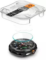 „Spigen Glass tR EZ Fit“ 2 vnt. pakuotė – „Galaxy Watch 8 Classic“ (46 mm)