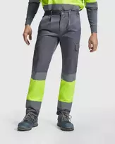Roly Daugialypės gerai matomos žieminės kelnės SOAN Švino/fluoro geltona