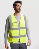 Roly Gerai matoma liemenė su užtrauktuku POLUX Fluoro geltona