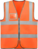 Roly Gerai matoma liemenė su užtrauktuku POLUX Fluoro oranžinė