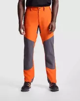 Roly Unisex žygio kelnės, kombinuotos iš dviejų audinių BONATI Vermilion oranžinis/dark lead