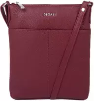 Segali Dámská kožená crossbody kabelka 7001 B bordo