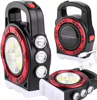 Bikuvalt Nešiojama saulės lempa su LED ir akumuliatoriumi HB-6678C