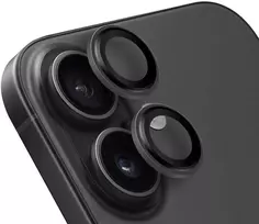 OBAL:ME kameros apsauga skirta Apple iPhone 17 Juodas