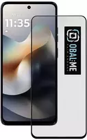 OBAL:ME 5D Apsauginis stiklas Screen Protector skirtas Motorola G56 Juodas