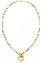 Tommy Hilfiger Žavus dvigubas vėrinys su širdies formos pakabuku „Toggle Heart“ 2780968