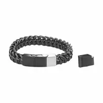 Vyriškos apyrankės Radiant RH000200 Juoda