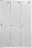 Metalinė persirengimo spintelė trivietė su pertvara Rehalt Systems 1800 x 1200 x 500