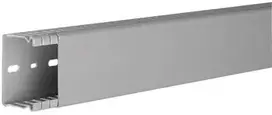 Hager Polo BA64008007030B tehaselito šukuotas kanalas BA6 40x80mm PVC pilkas BA64008007030B /2m/