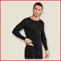 Termo vyriški marškinėliai - 3XL - Juoda