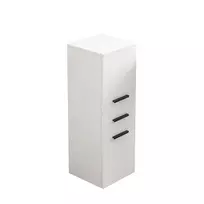 Rebiko Biuro knygų spinta su stalčiumi, 2 lentynos, balta spinta, knygos, segtuvai, mansarda, 85 cm