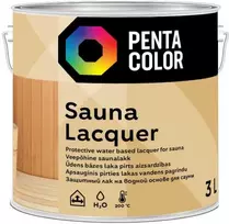 Pentacolor AKRILINIS LAKAS PENTACOLOR SAUNA 3 L