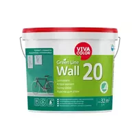 Sienų dažai VIVACOLOR Žalias LINE WALL 20, pusiau matiniai, C bazė, 2,7 l