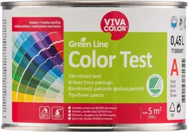 Sienų dažai VIVACOLOR Žalias LINE COLOR TEST, matiniai, baltos sp., A bazė, 450 ml