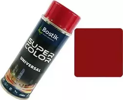 Bostik „Super Color“ universalūs purškiami dažai, 400 ml, rubino spalvos