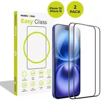 Mobile Origin „EasyGlass“ iPhone 15 / iPhone 16, 2 vnt. pakuotė