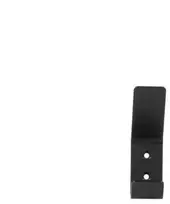 Domoletti HANGER 1 HOOK ALIUM Juodas 100X30X50