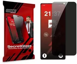 „GrizzGlass SecretGlass“ matinis privatumo stiklas, skirtas „Infinix Note 50 Pro 4G“