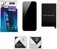 „GrizzGlass SecretGlass“ matinis privatumo stiklas, skirtas „Motorola Moto G86“