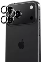 Oem Benks Apsauginis stiklas Glass Warrior Metal Lens Protector telefonui skirtas Apple iPhone 17 Pro/17 Pro Max (objektyvui 3 vnt) juodas