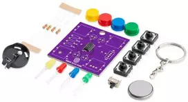 Soldered Simon sako žaidimą - edukacinis litavimo rinkinys - Attiny404 - Lituotas 333141