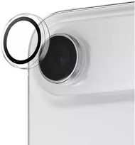 „Panzer Glass PanzerGlass Hoops“ grūdinto stiklo kameros ekrano apsauga, skirta „iPhone Air“ - Juodas