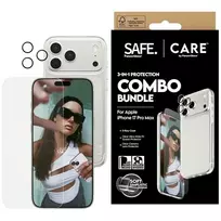 Panzer Glass „CARE by PanzerGlass“ madingas „Combo 3in1“ dėklas + stiklas + objektyvas, skirtas „iPhone 17 Pro Max“