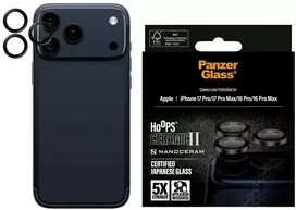 Panzer Glass PanzerGlass Hoops Ceramic II Camera Lens Glass for iPhone 17 Pro / 17 Pro Max / 16 Pro / 16 Pro Max - Juodas