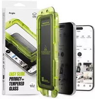 Ringke Easy Slide 2-pack Privacy Glass skirtas Apple iPhone 17 Pro – juodos spalvos