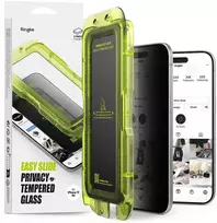 Ringke Easy Slide 2-pack Privacy Glass skirtas Apple iPhone 17 Air – juodos spalvos