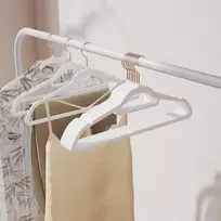 SONGMICS aksominiai drabužių pakabai, 50 vnt. rinkinys