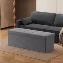 Songmics Pufas daiktadėžė, 38 x 110 x 38 cm